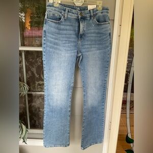St. Johns Bay Bootcut Denim Jeans Womens 12 Pants BLUE Mid-Rise Hip Thigh NWTWF